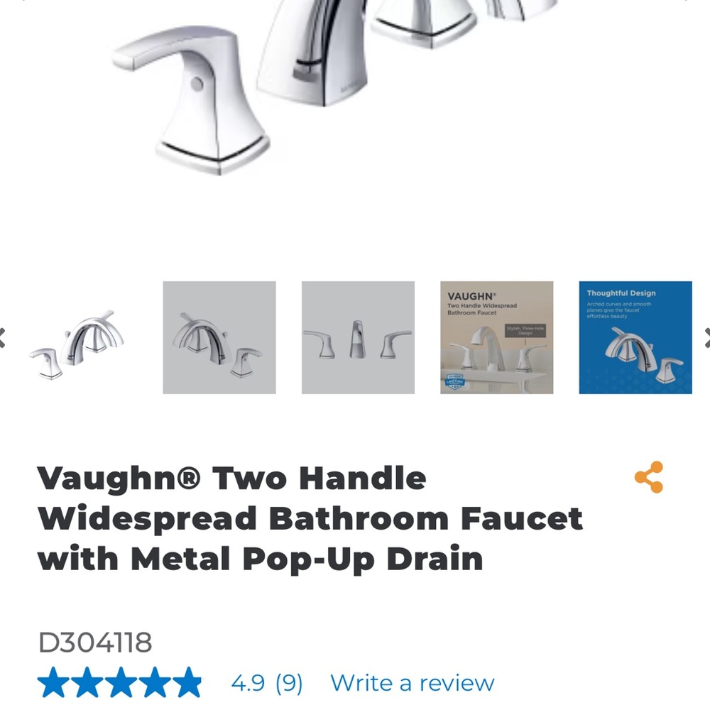 Gerber Silver Faucet - Vaughn Collection